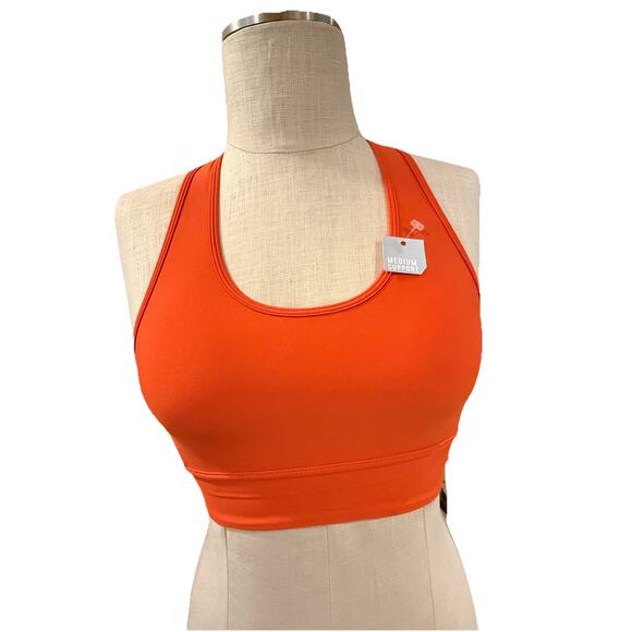 DSG Other - DSG Women’s Strappy Compression Sports Bra XS Ginger Orange Medium Support New